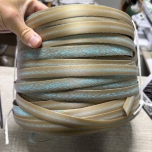 Ротанг Полоса рифленая широкая цвет карибы бронза градиент